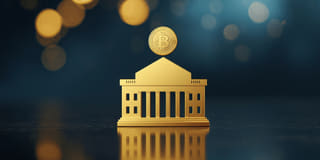 Institutional demand for crypto ETFs, shown in a news-style graphic