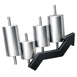 3D candlestick chart icon featured on the Sound Divideance about page